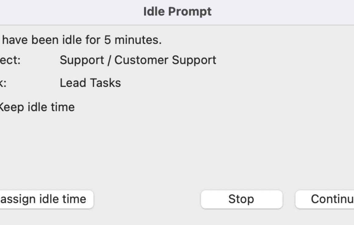 IDLE customer care.
Some custo