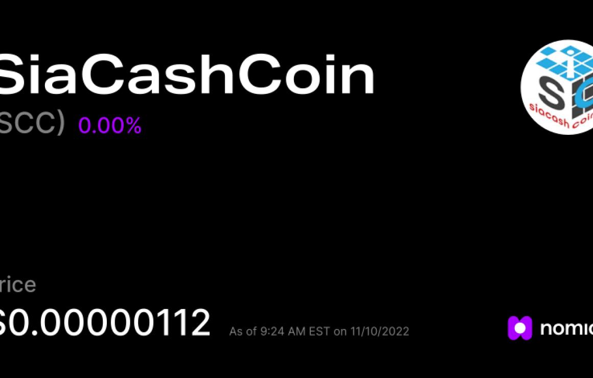 What is SiaCashCoin (SCC)?
Sia