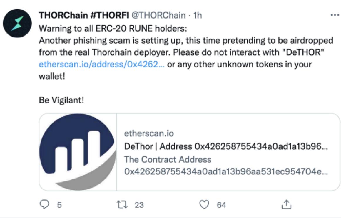 THORChain (ERC headquarters.
T