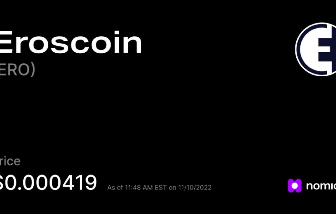 Eroscoin (ERO) headquarters.
E
