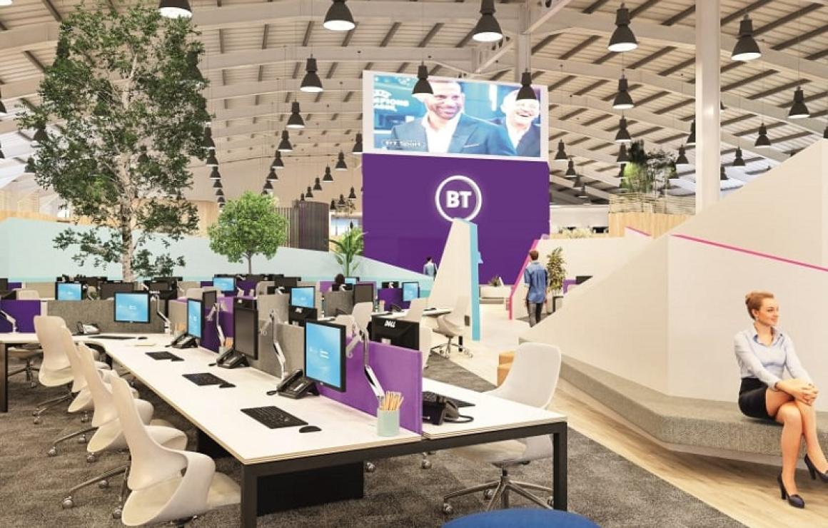 BT.Finance (BT) headquarters.